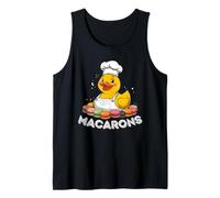 Macarons Cruise Duck Bake French Pastry Lover Fun Tank Top
