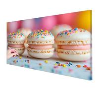 Macarons Diamond Art Kits Adults Large 80x30cm Diamond Painting Kitchen, DIY Dimond Art Crafts for Adults, 5D Full Drill Gem Crystal Painting Rhinestone Embroidery Kit Gifts for Women Home Decor B-74