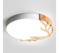 Macaroon Light Luxury Ceiling Lamp Indoor Decorative Ceiling Flush Lights Three-Tone Light Elegant Panel Lamp Eye Protection Colorful Ceiling Lighting Fixtures for Living Room Dining Room (White 15.7