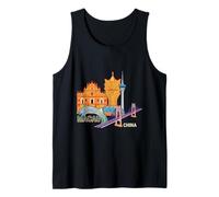 Macau China Travel Souvenir City Gift Tank Top