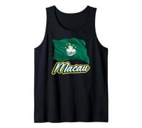 Macau Flag Patriotic Men Women Kids Asian Chinese Tank Top