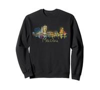 Macau Macao Night China Travel Souvenir City Landmark Gift Sweatshirt