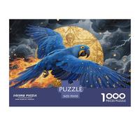 Macaw 1000 Piece Paper Jigsaw Puzzles Wildlife What Happens Next Beautiful Decoration for Adults And Kids 70x50cm/1000pcs