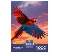Macaw 1000pc Jigsaw Puzzle Challenging Puzzle For Teens Logic And Patience Bird Great Wall Display 70x50cm/1000pcs