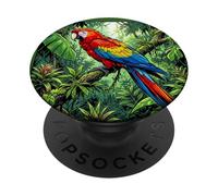 Macaw in the Wild PopSockets Adhesive PopGrip