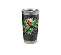Macaw in The Wild Stainless Steel Insulated Tumbler