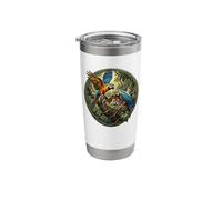 Macaw Parrot Bird Watcher Spring Songbird Chick Stainless Steel Insulated Tumbler