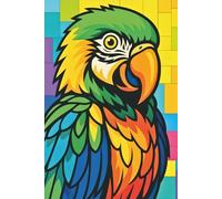 Macaw Parrot Notebook: Cartoon Journal, Diary, Writing Pad: A vibrant gift for Kids, Bird Lovers, Macaw Fans, Feather Enthusiasts, Family, Friends, Loved Ones & Creative Spirits