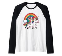 Macaw Parrot Unicorn Rainbow Parrots Raglan Baseball Tee