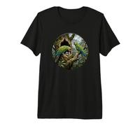 Macaw Soldier Macaw Bird Watcher Jungle Parrots Birds Premium T-Shirt