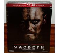Macbeth Limited Edition Steelbook Blu-Ray + DVD New Sealed Action R2