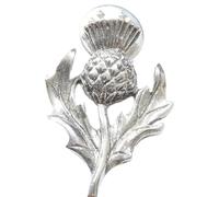 Macbeth Thistle Lapel Pin Badge In Velvet Pouch Or Gift Box With Free Engraving 722