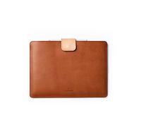 MacBook 14 Inch Sleeve MacBook Pro 14 Case Laptop Sleeve 14 Inch MacBook Air M2 Sleeve available for Pro M1 M2 2021 2022 13 13.3 16 Inch Natural Merino Wool Felt Vegetable Tanned Leather - CITYSHEEP