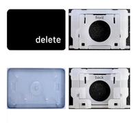 MacBook Pro 14" Keycap Replacement Kit (2021-2025, M1-M5) OEM Fit with Scissor Hinge & Clip for A2442 A2779 A2918 A2992 A3112 A3185 A3401 A3434 (Delete Key)