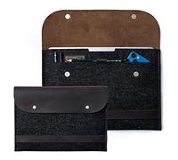 MacBook Sleeve MacBook Pro 14 Inch Sleeve Also Available for Air M2 M1 Pro 13" 13.3 14 16 Inch 2021 2022 MacBook Case Laptop Sleeve. Genuine Crazy Horse Leather and Merino Wool Felt - CITYSHEEP