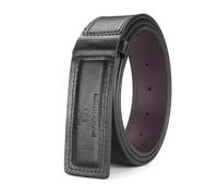 MACBORO Mechanic Belts for Men No Scratch Buckleless Belt-Belts That Don T Dig into Belly, Black, M-Size 36(Length 42.1"/111CM)