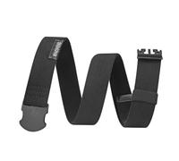 MACBORO Men's Stretchable Elastic Belt, Nickel-Free TSA Approved Non-Metal Belt, Big and Tall Hypoallergenic Belt, Black, 10XL-Size 58（Length 65"/165cm）