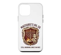 Maccabee's Oil Co. Still Burning Since 164 BCE Menorah Crest Case for iPhone 12 mini