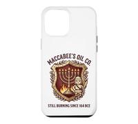 Maccabee's Oil Co. Still Burning Since 164 BCE Menorah Crest Case for iPhone 12 Pro Max