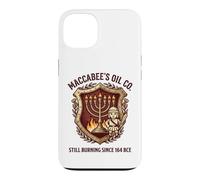 Maccabee's Oil Co. Still Burning Since 164 BCE Menorah Crest Case for iPhone 13