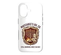 Maccabee's Oil Co. Still Burning Since 164 BCE Menorah Crest Case for iPhone 17