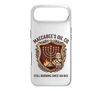 Maccabee's Oil Co. Still Burning Since 164 BCE Menorah Crest Case for iPhone Air