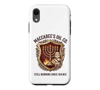Maccabee's Oil Co. Still Burning Since 164 BCE Menorah Crest Case for iPhone XR