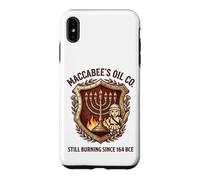 Maccabee's Oil Co. Still Burning Since 164 BCE Menorah Crest Case for iPhone XS Max