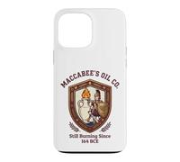 Maccabee's Oil Co. Still Burning Since 164 BCE Shield Emblem Case for iPhone 13 Pro Max