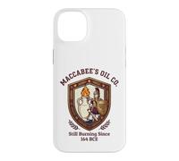 Maccabee's Oil Co. Still Burning Since 164 BCE Shield Emblem Case for iPhone 14 Plus