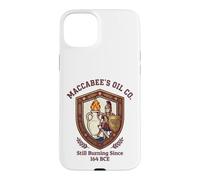 Maccabee's Oil Co. Still Burning Since 164 BCE Shield Emblem Case for iPhone 15 Plus