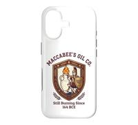 Maccabee's Oil Co. Still Burning Since 164 BCE Shield Emblem Case for iPhone 17