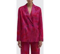 MACCAPANI Double-Breasted Viscose and Cotton Blazer - Size: 46 - female