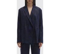 MACCAPANI Double-Breasted Viscose and Glitter Cotton Blazer - Size: 48 - female