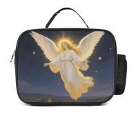maccbn Guardian Angel Insulated Lunch Bag Reusable Lunch Box with Detachable Handle Portable Cooler Bag Container Leakproof Tote for Work Picnic Beach Travel Women Men Adults