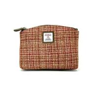 Maccessori Authentic Harris Tweed Cosmetic Pouch Women Small Handcrafted Organizer (Maple)