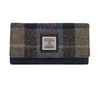 maccessori Harris Tweed Envelope Purse (Blue/Brown Check)