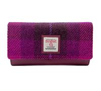 maccessori Harris Tweed Envelope Purse (Purple Check)