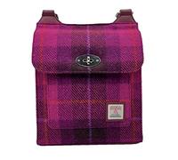 maccessori Harris Tweed Mini Satchel Bag (Purple Check)
