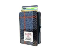 Maccessori Harris Tweed Pop Up Card Wallet Compact Card Holder with 7 Card Capacity, Country Green, Classic