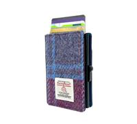 Maccessori Harris Tweed Pop Up Card Wallet Compact Card Holder with 7 Card Capacity, Pastel Pink, Classic