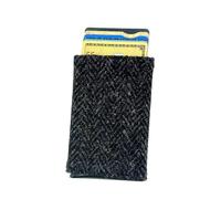 maccessori Harris Tweed Pop Up Cardholder (Charcoal)