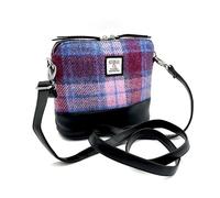 Maccessori Harris Tweed Square Shoulder Bag (Pastel Pink)