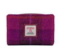 maccessori Harris Tweed Zip Purse (Purple Check)