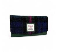 Maccessori HarrisTweed 100% Lady’s Envelope Purse Vegan Leather Clutch Bag Birthday Gift Dimensions: 7.08" x 3.74" x 0.98", Baird Check, Classic