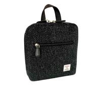 Maccessori Mini Backpack Purse Durable Tartan Authentic Scottish Wool Tweed, Charcoal