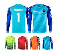 Macchiole Custom Goalkeeper Jersey for Kid Youth Adults Football Personalised Goalie Kit with Your Name Number Team