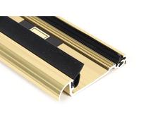 Macclex 15/56 Aluminium Door Threshold Cill for 56mm Doors, 914mm (36") - Energy Efficient Draught Excluder Weatherproof Strip (Gold)