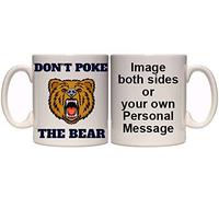 Maccna-Arts Don't Poke The Bear Humour Personalised Mug (HU25) 11oz & 15oz Mug (15oz)