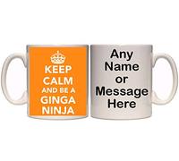 Maccna-Arts Keep Calm I'm A Ginger Ninja Funny Personalised Mug (K5) 11oz & 15oz Mugs (11oz)